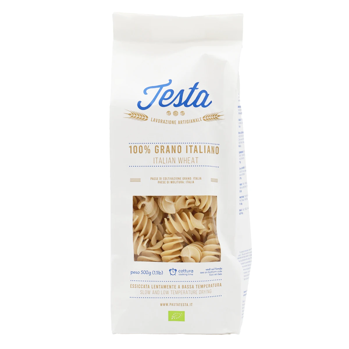 Fusilli Pasta Made in Italy Top Quality 500 gr Pasta Testa
