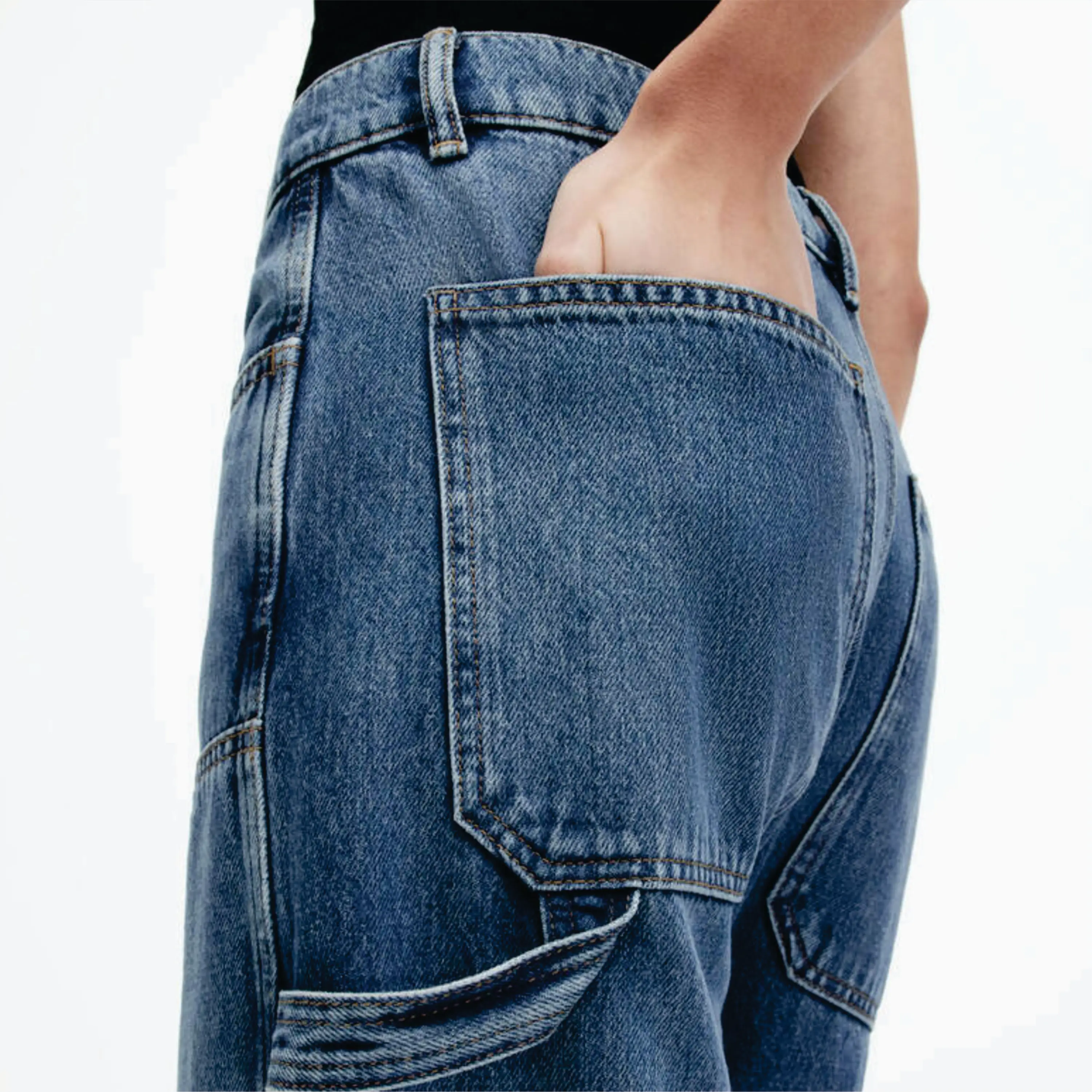 Wholesale Trousers Women Jeans High Waist Skinny Pants Flared Demin Jeans