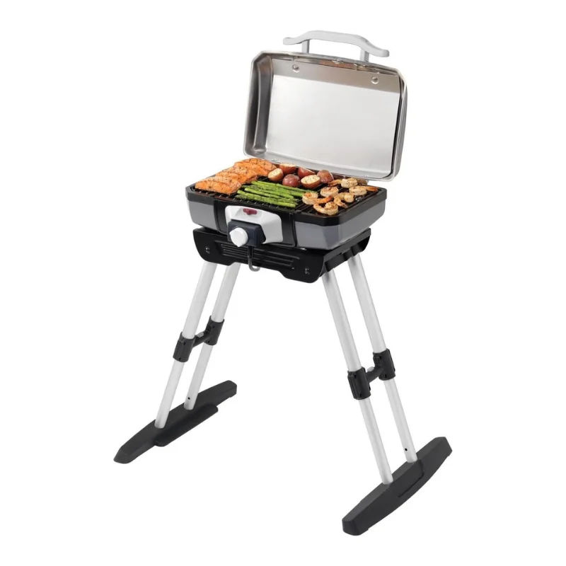 WHOLESALE CGG-180TS Petit Gourmet Portable Tabletop Gas Grill, Stainless Steel