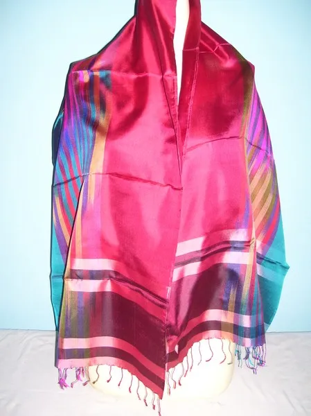 Wholesale women shawl pasmina scarf pashmina india varanasi silk brocade scarf