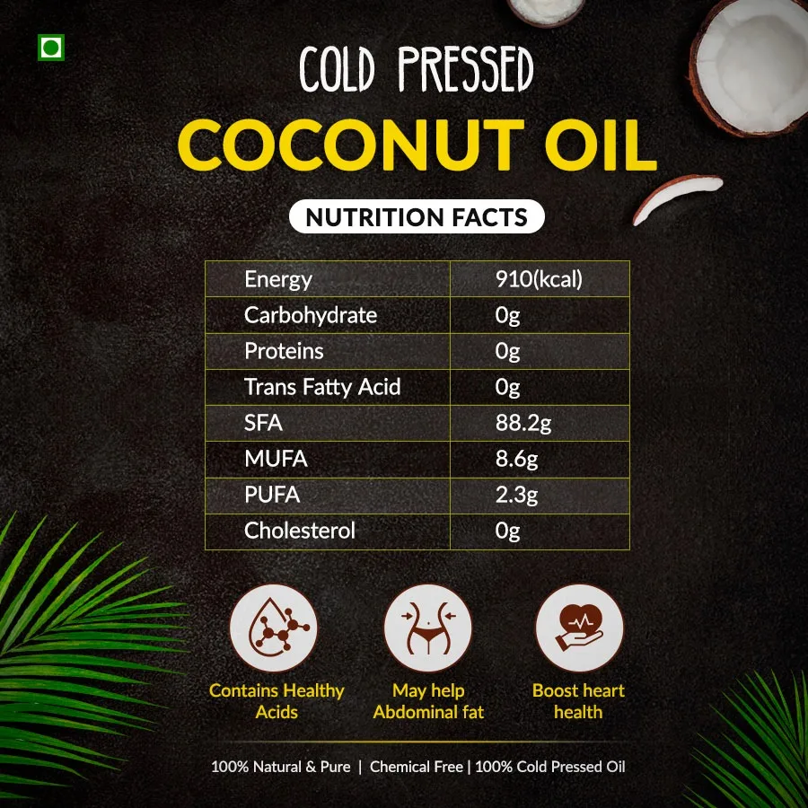 Cold Pressed Virgin Coconut Oil 100% Organic Extracted by Natural Methods Cooking Eating Healthy Fruit pure coconut oil Non-GMO