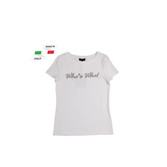 Premium Quality Italian Design Tshirt Woman 100% Cotton Fully Customizable Woman Clothing Custom Logo