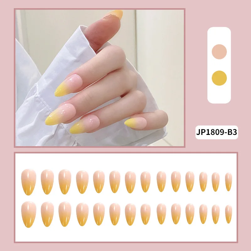 stiletto private label press on nails glue on fake nails set short rhinestones luxury artificial nails