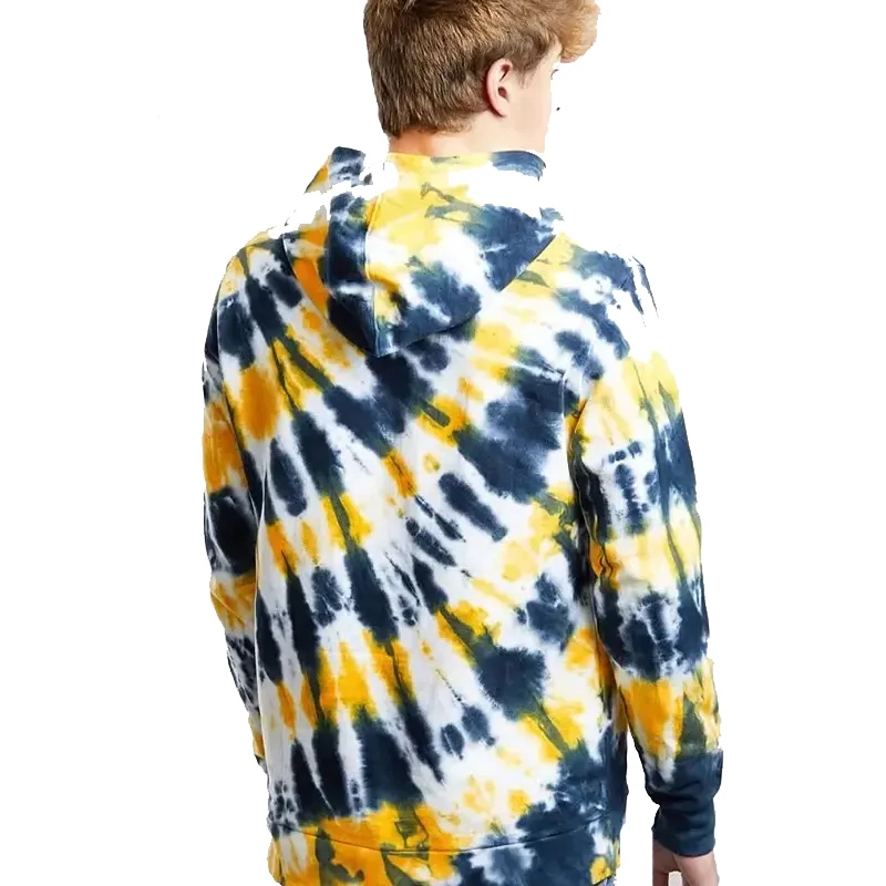 Custom Print Logo Men tie die Hoodies Men Clothing Over Size Heavyweight Unisex Pullover Hoodies
