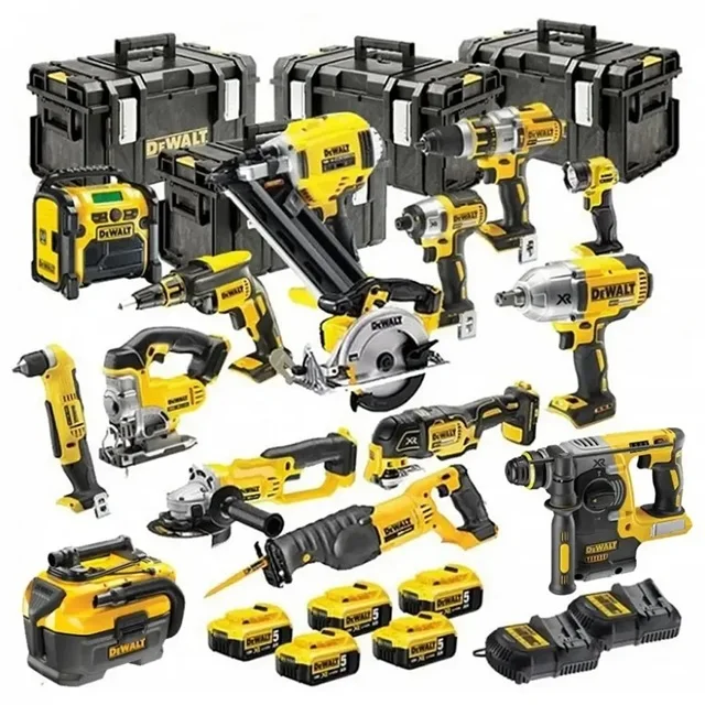 HIGH QUALITY NEW_FOR_DeWalts 20-v Max Lithium Ion Cordless Combos Kits(15-Tool}