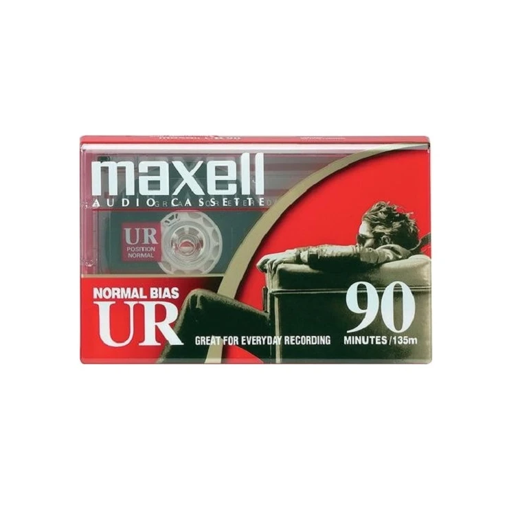 Maxell нормальное смещение UR 90 чистый 90-минутный Аудио Кассета лента