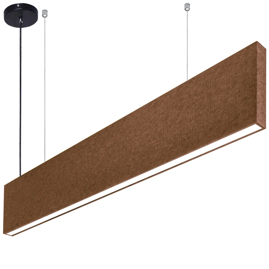 Soundproof Noise Sound Absorption Acoustic LED Linear Light Noiseproof for Office Bedroom GYM
