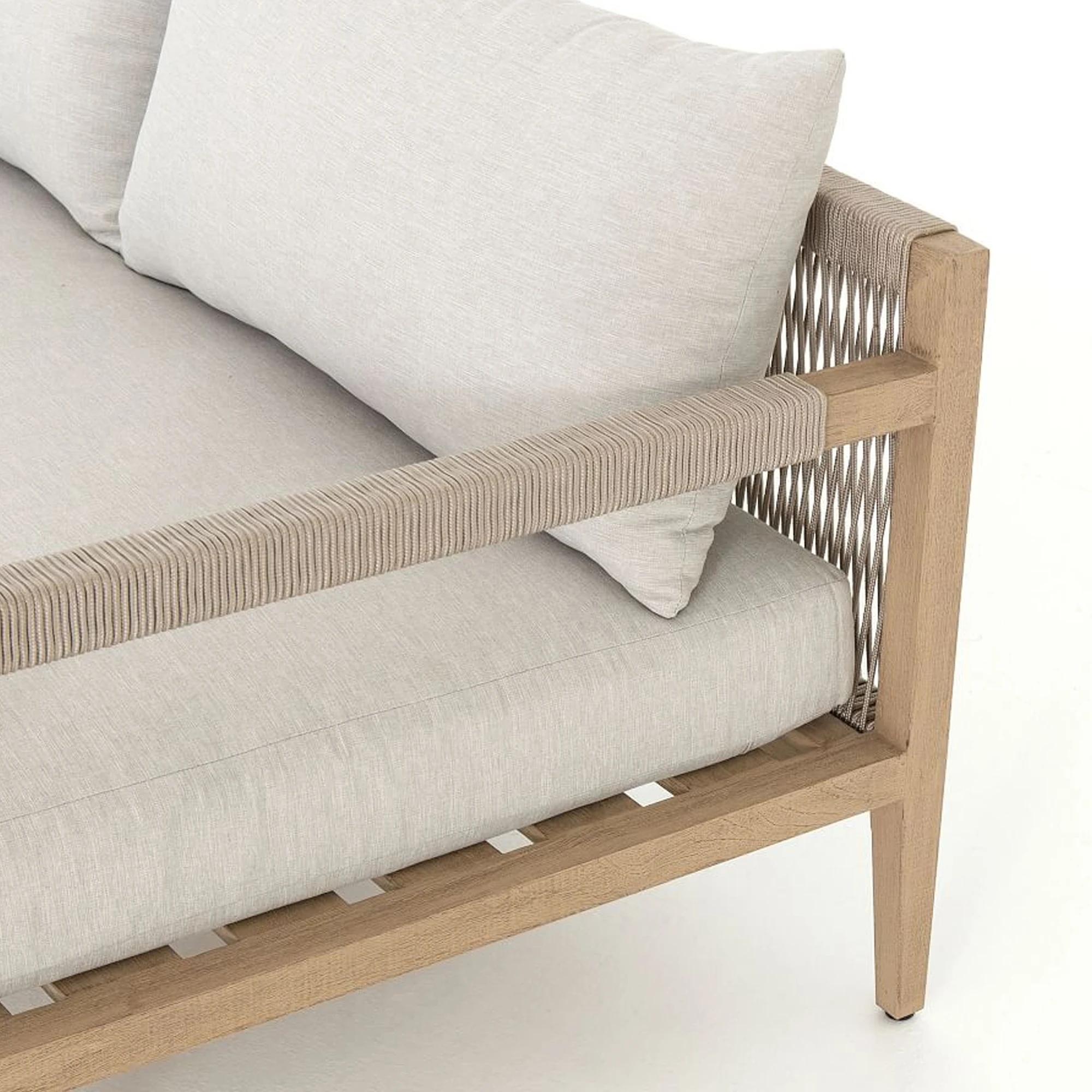 Modern Outdoor Three Seater Sofa Patio Sofa Garden Furniture - Elaina