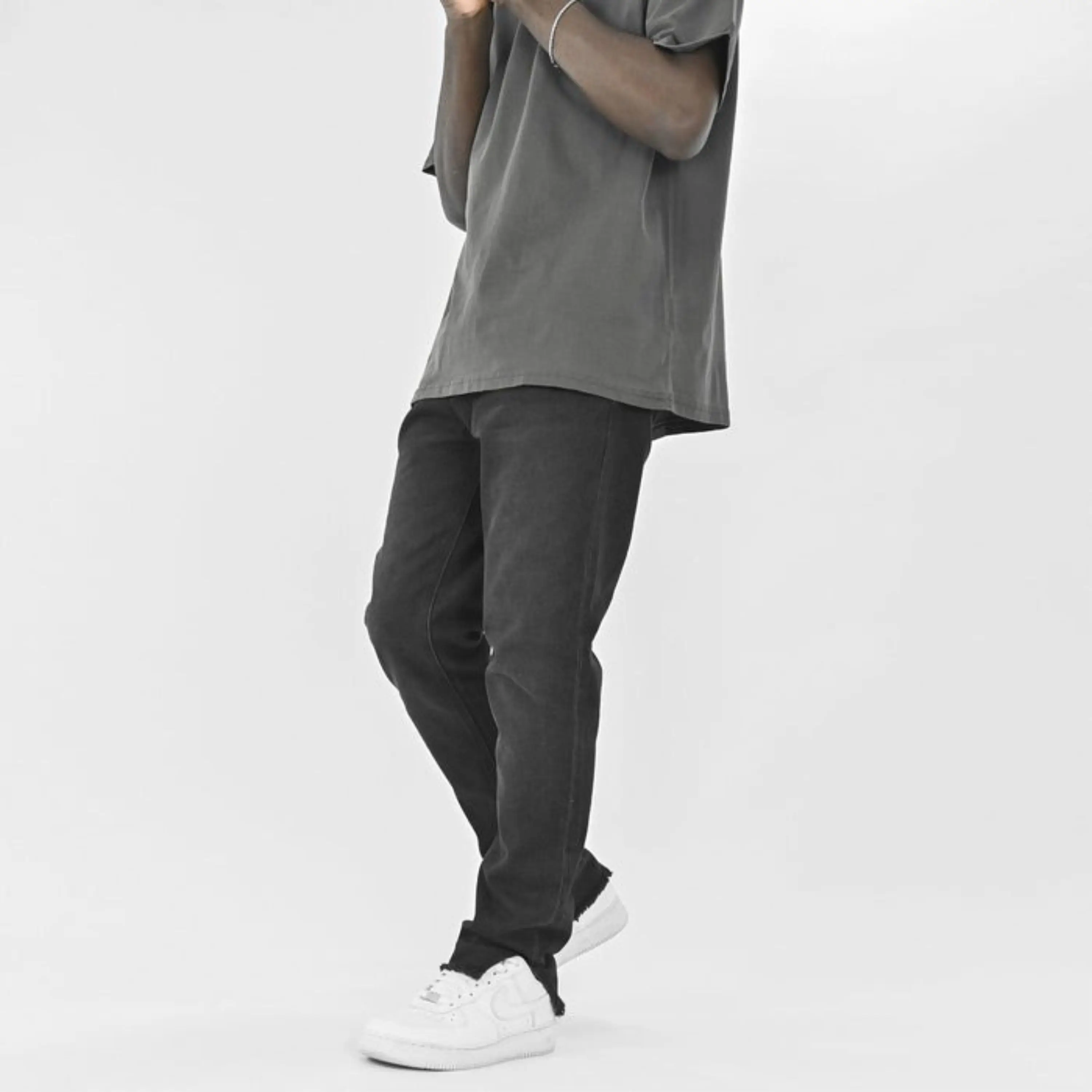 Customize Men Jeans Denim Manufactures Straight Casual Slim Fit Pant Boys Stretch Jeans Men Zipper Fly Closure Skinny Jeans