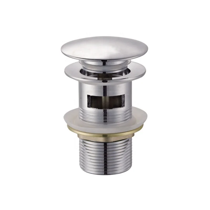 Аксессуары для ванной комнаты латунь хром всплывающие отходы