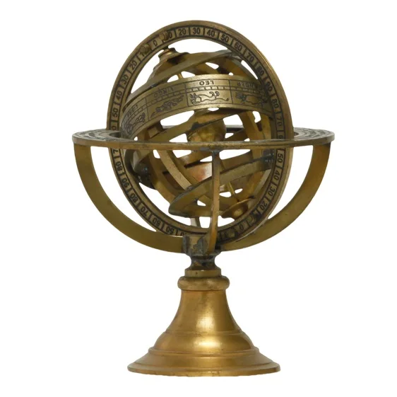 Metal Globe For Tabletop Decorative Aluminum Modern Shiny Desktop Globe Good Premium Quality Direct Factory Wholesale Price