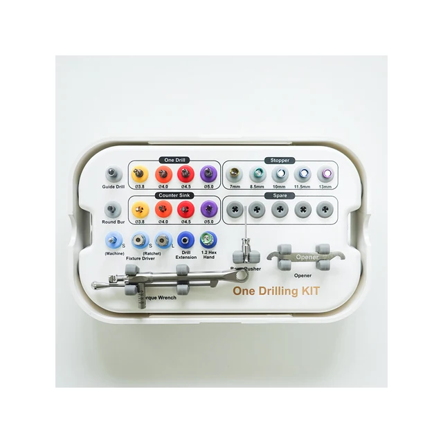 Korean Implant Surgical Kit ONE DRILL KIT PLUS ONEDAYBIOTECH High Quality Instrument Reliable Dental Equipment