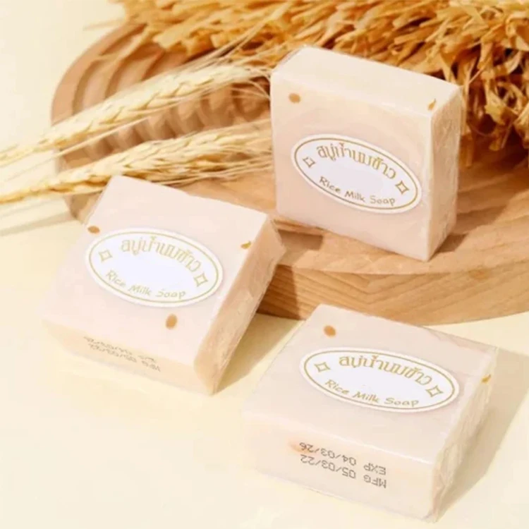 Китайская фабрика лучшая низкая цена Savon De Riz Au Lait для лица Отбеливание увлажнение таиландское белое рисовое Молочное мыло с молочным джемом