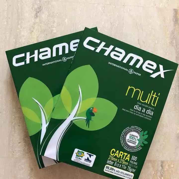 Good Quality Russia Chamex A4 Copy Paper 80Gsm, 75GSM / Chamex Copier Papel Available in Bulk Fresh Stock at Wholesale Price