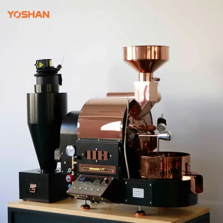 1kg 1.5kg 2kg small/home commercial electric coffee roaster machine/coffee roasters for sale/gas style CofFee bean roaster mill