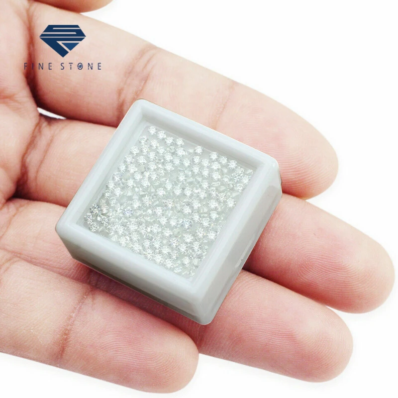 size 1.3mm 0.01ct -6.5 loose lab grown diamonds created diamonds round brilliant shape white color DEF SI1 SI2