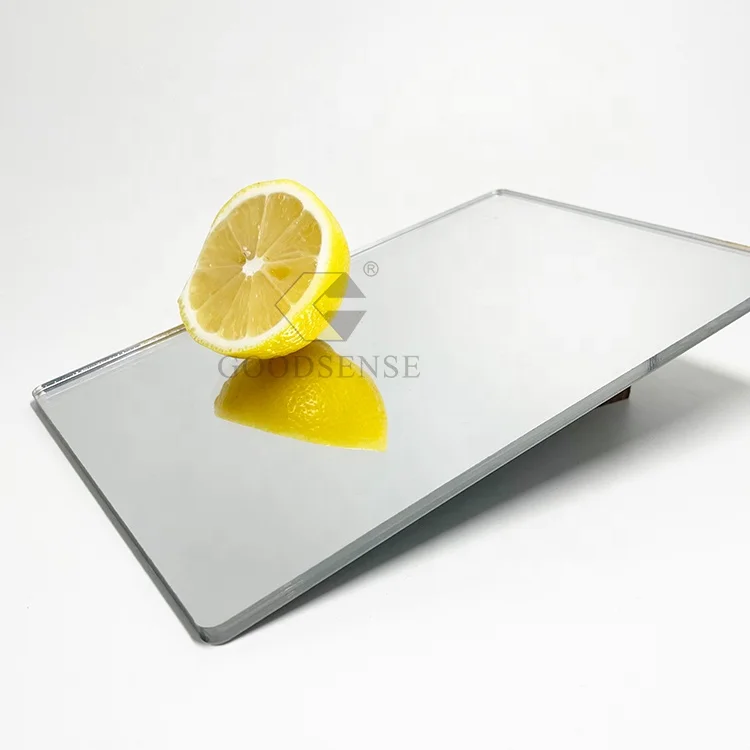 Goodsense Silver Polystyrene Frameless One Way Mirror Wholesale Styrofoam Sheet Hips Plastic PS Mirror Adhesive for Home Gym