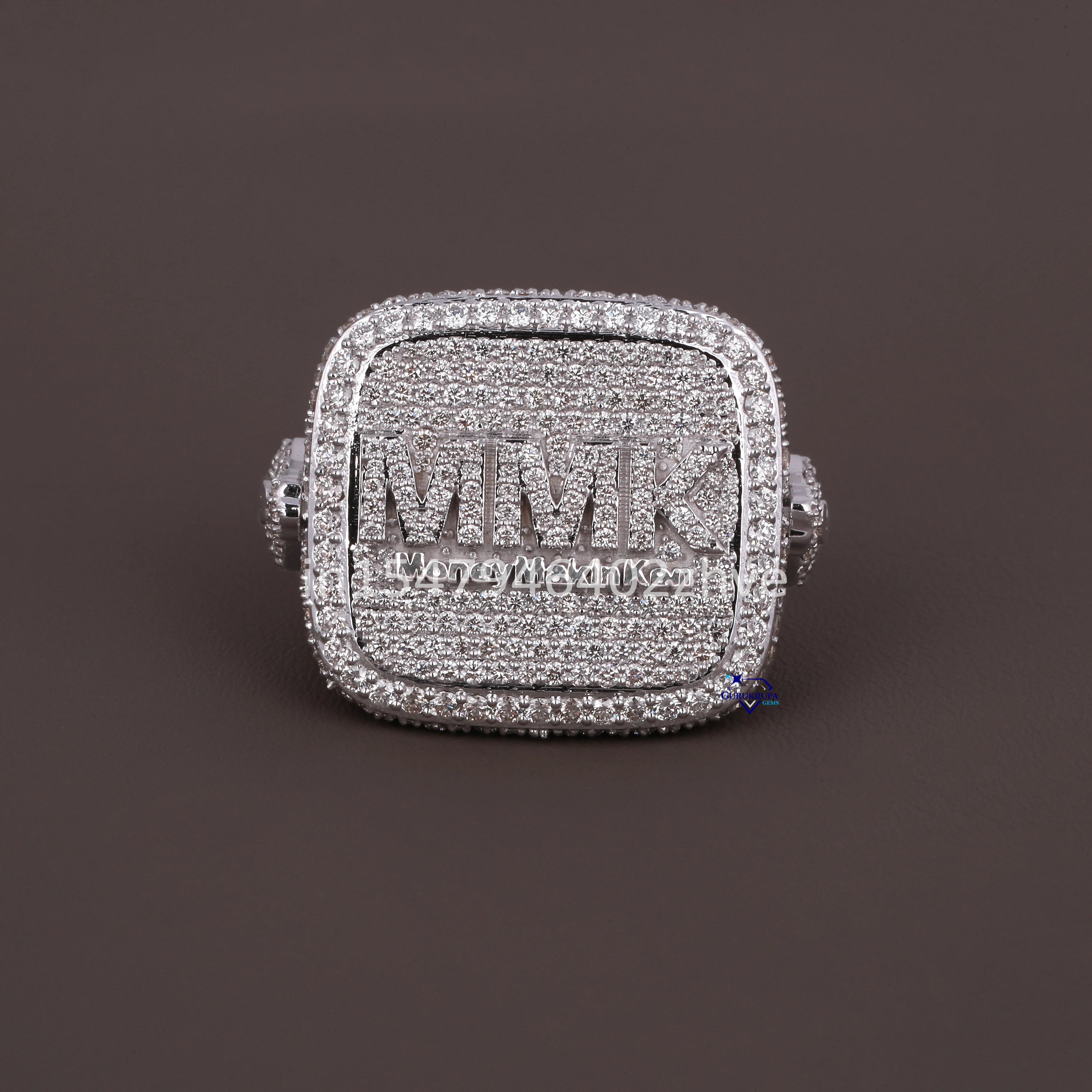 Fine jewelry collection hip hop custom ring trending design crafted in 925 sterling silver with high quality labgrown diamonds