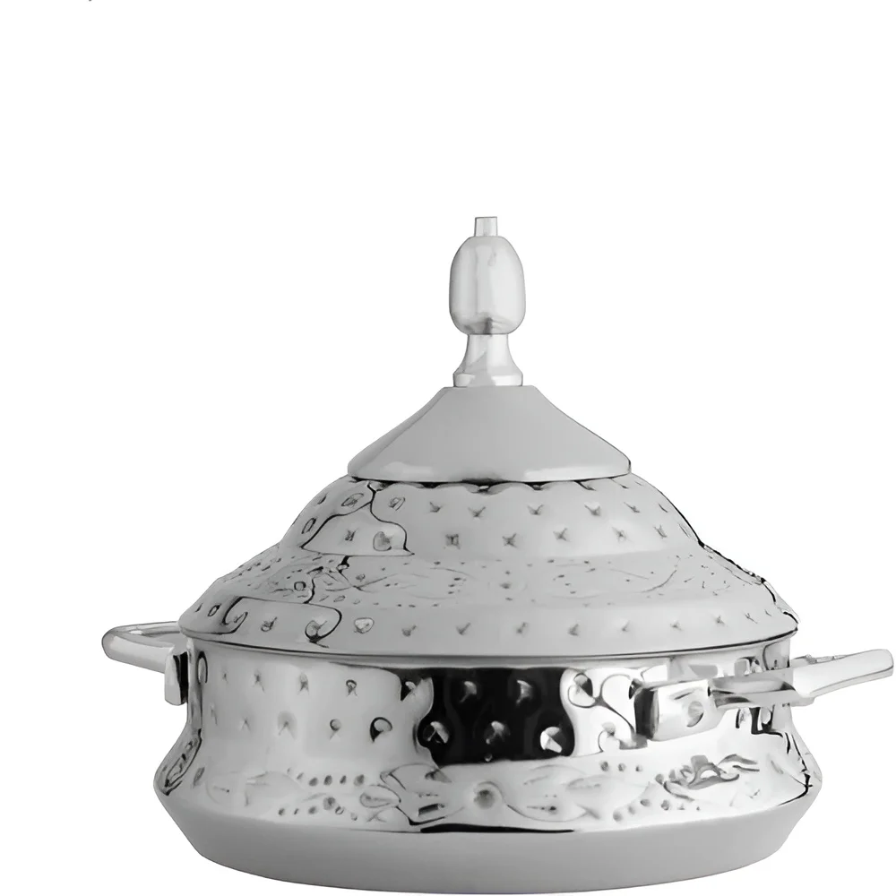 Simple & Attractive Design Casserole Dish Steel With Wood Serving Hot Pot For Kitchenware Customized Size & Color Casseroles