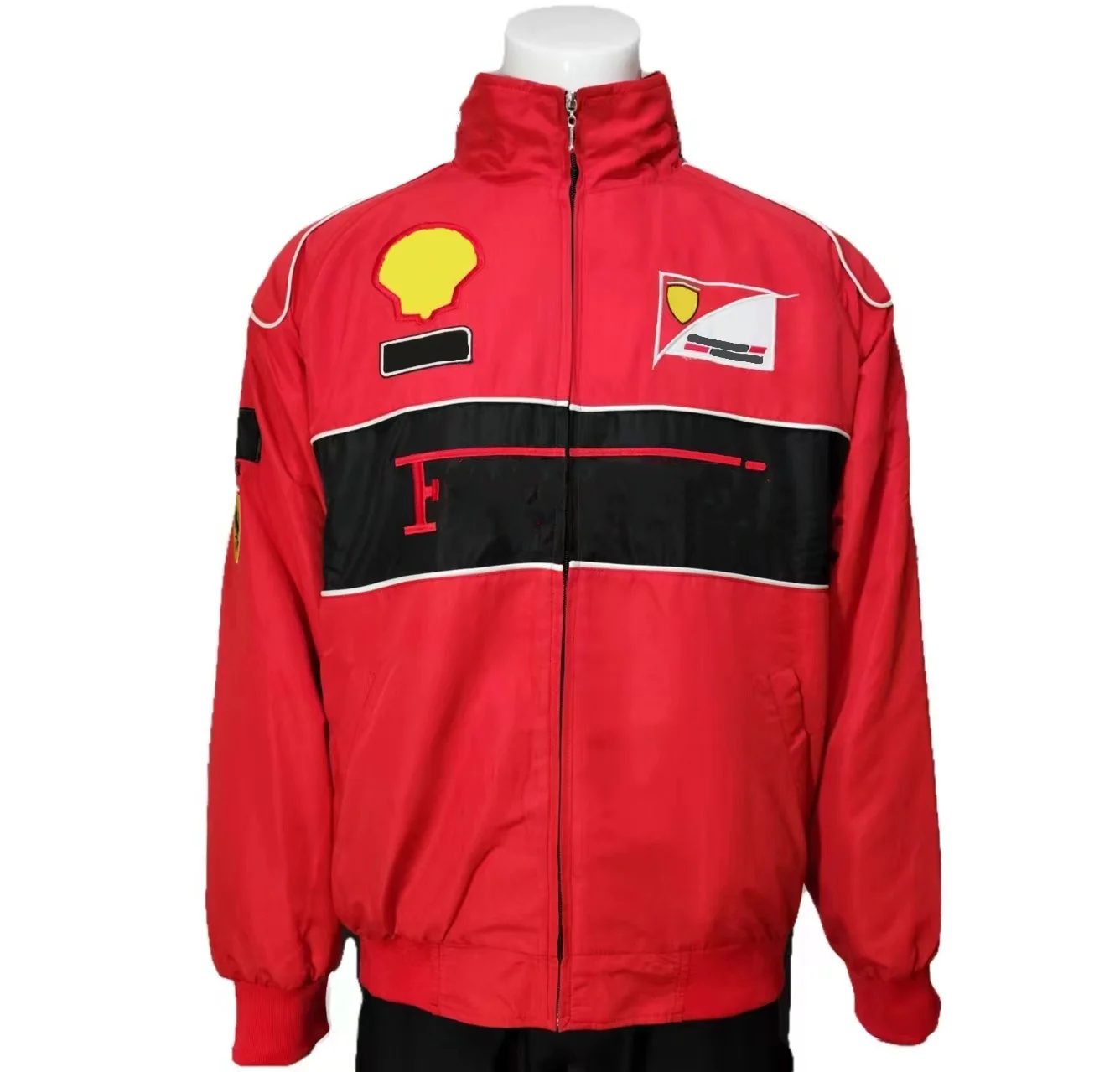 Embroidery Custom OEM Casual Streetwear Car Vintage Racing Jacket Motor Bike Motorcycle Boy Winter bomber f1 Race Jacket for men