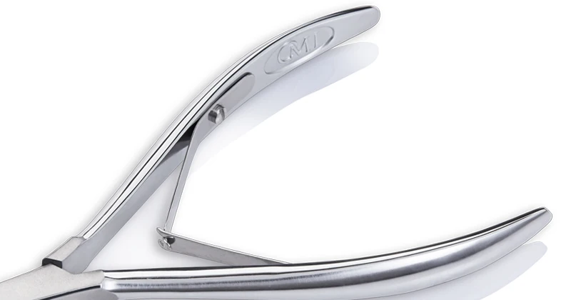 NGHIA OMI High-end Luxury CB-202C Stainless Steel Deluxe Cuticle Nipper Chrome Finished Manicure & Pedicure Set from Vietnam