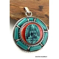 Tibetan Religious Metal Pendant