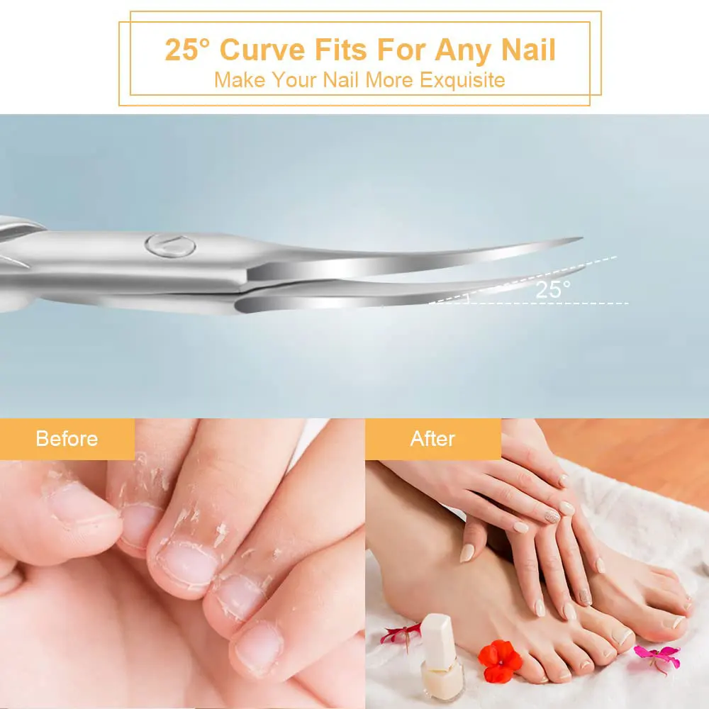 Профессиональные ножницы для кутикулы из нержавеющей стали высокого качества с индивидуальным логотипом от производителя по низкой цене