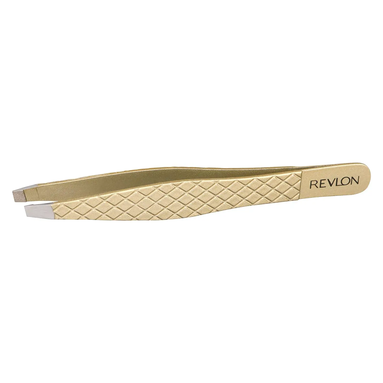 Gold Series Slant Titanium Coated, Diamond Particles For Maximum Grip, High Tweezers for Men, Women & Kids