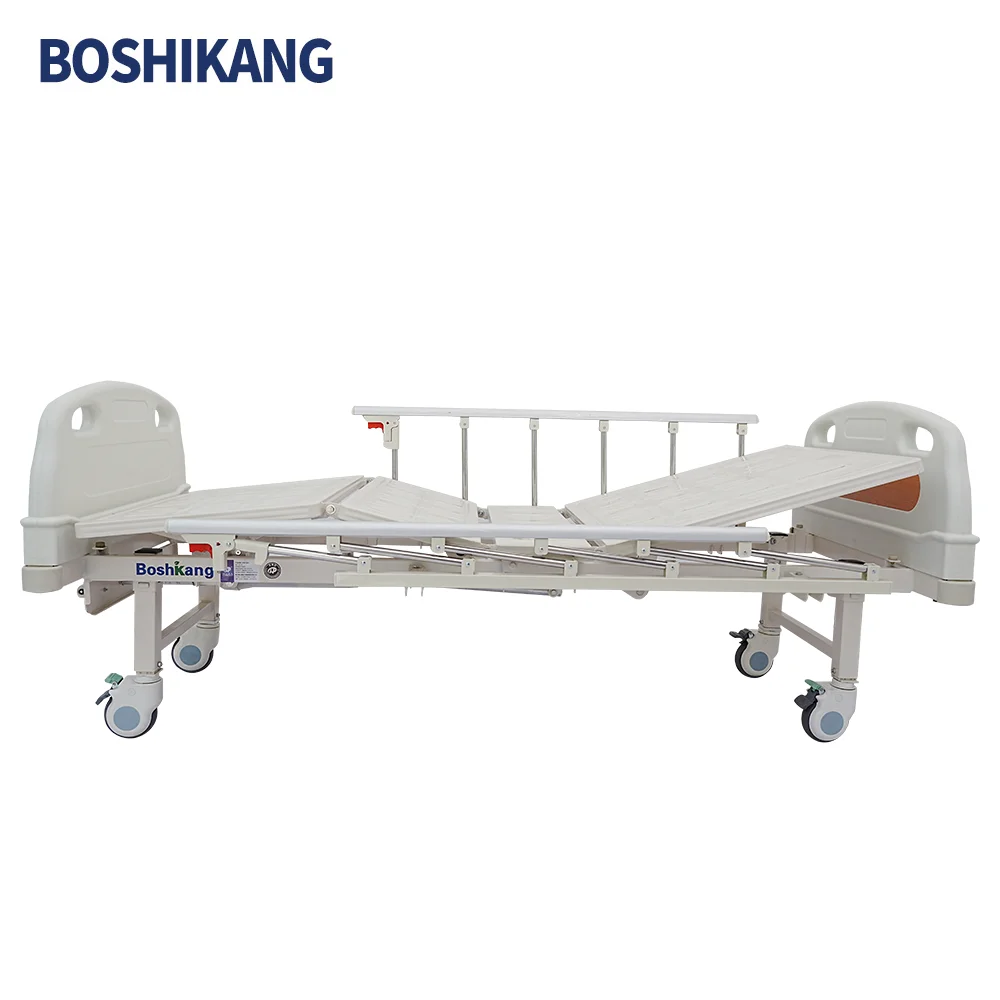cheap price medical manual hospital beds for sale with Independent brake caster