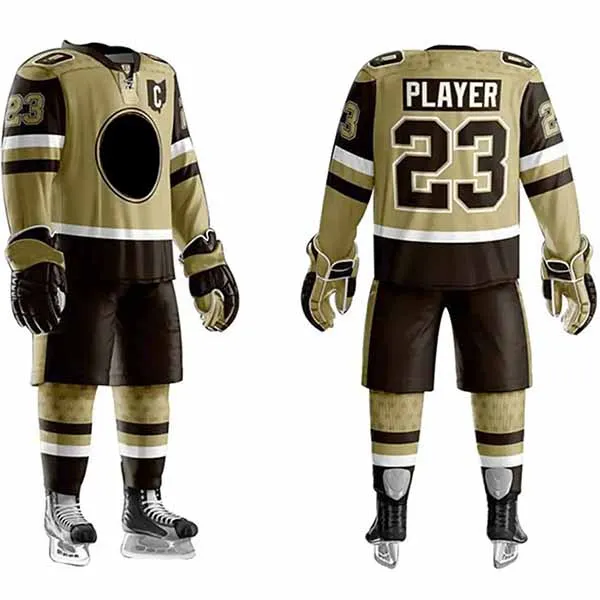 Unique Style Sublimation Sports Wear Customized Ice Hockey Uniform Set customize color Combination ice hockey Uniforms