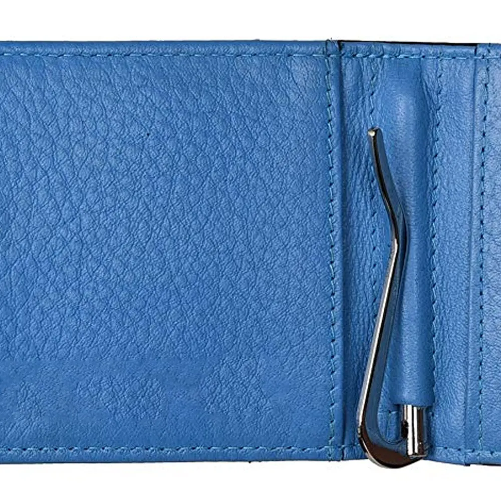 Hot Selling Cash Card Holder Wallet Minimalist Men Cow Leather Wallet Genuine Leather Custom Bi Fold Wallet Men