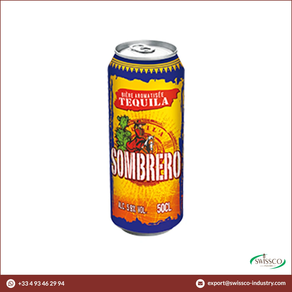 Smooth and Pure Taste Genuine Quality Sombrero Red French Beer in Can of 50CL for Wholesale Purchasers
