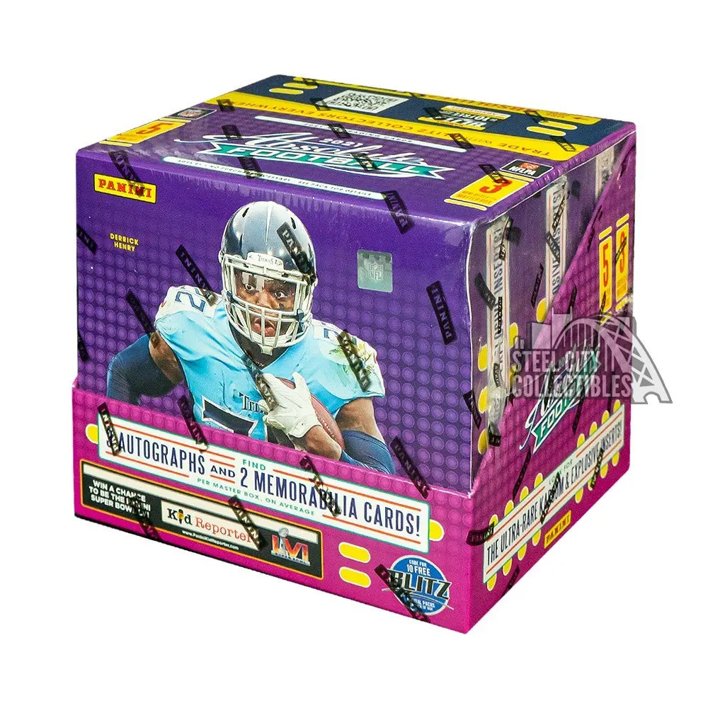 Genuine Promo BUY 20 GET 5 free 2021 Panini Absolute Football Mega Box