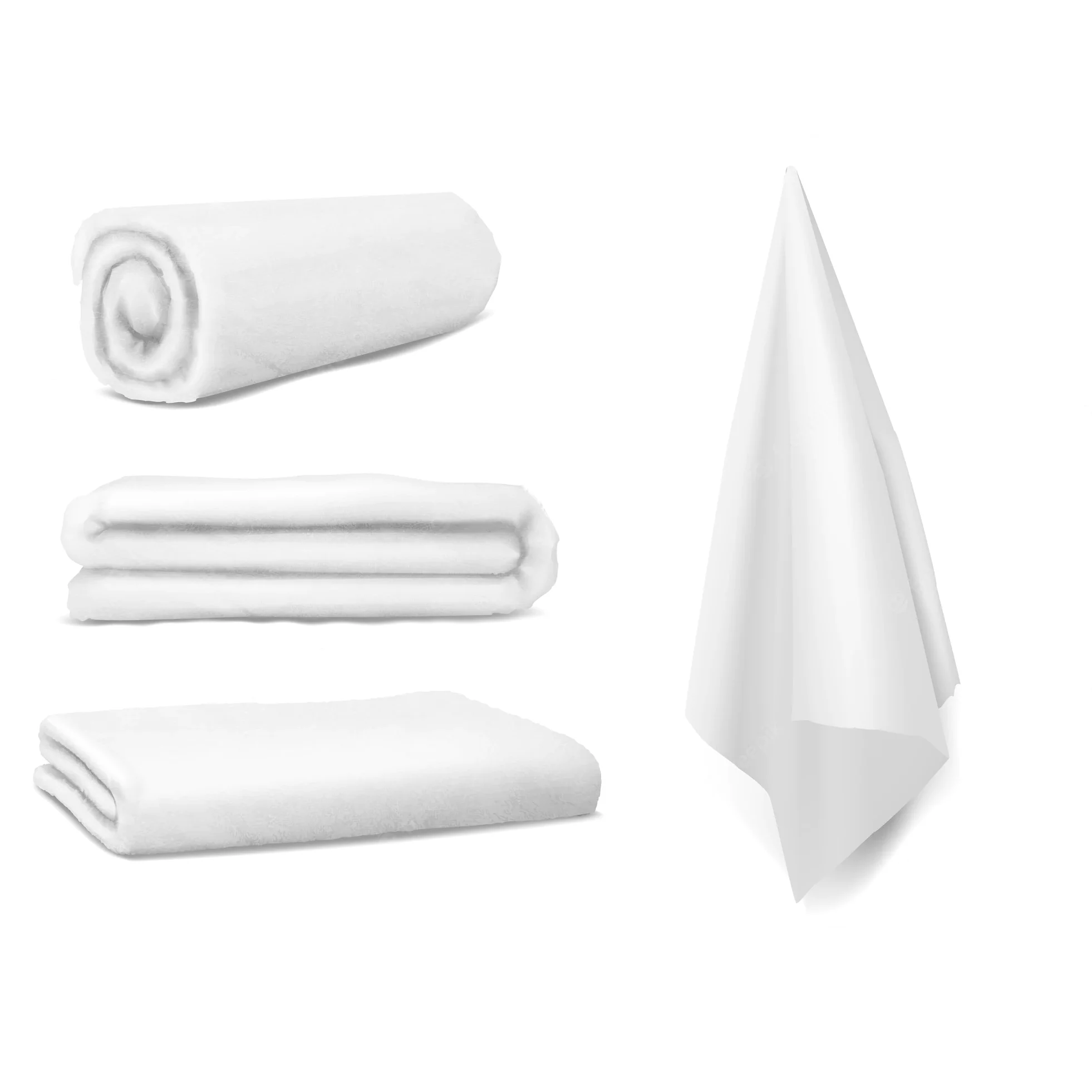 100% Certified-Organic Cotton Japanese White Face Towels for Sale wholesale customized ODM