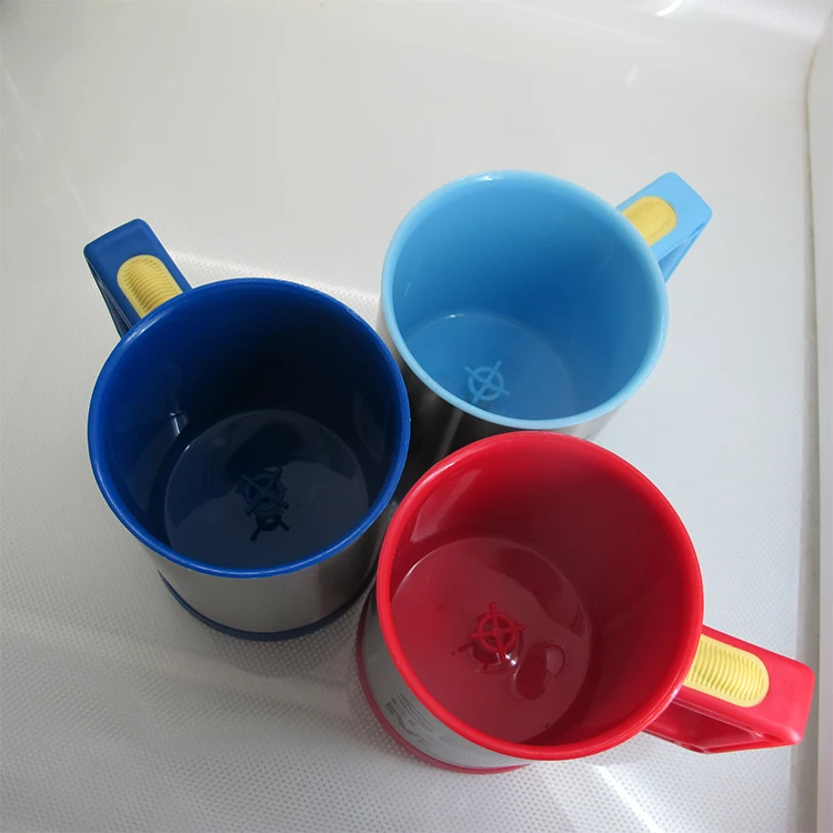 Top Rated Wholesale Supplies Reusable Stirring Milk Coffee Automatic Self Mixing Mug