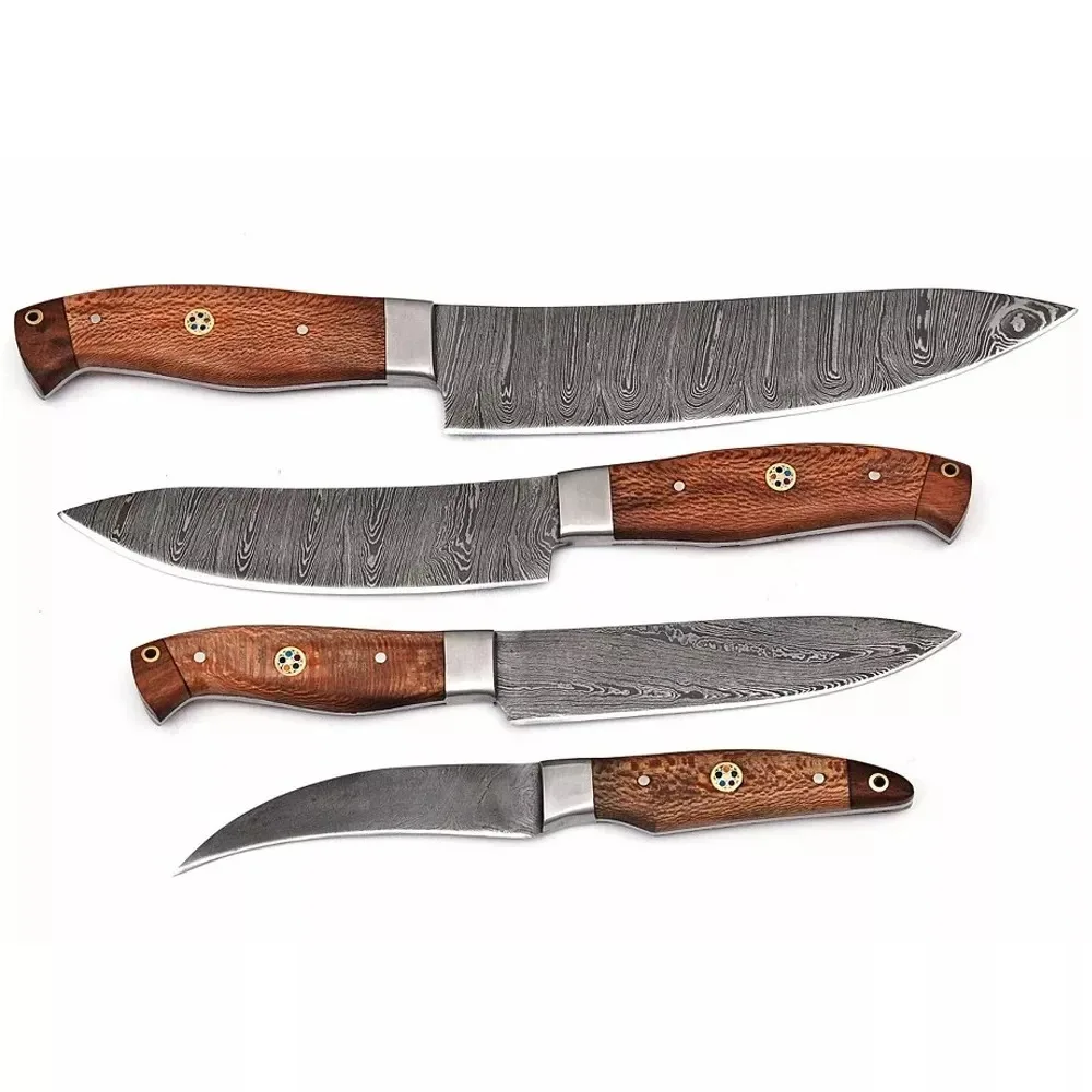 Pakistan Made 100% Top High Quality Damascus Chef Knife Sets | Wholesale Cheap Price Hot Sale Chef Knife Sets