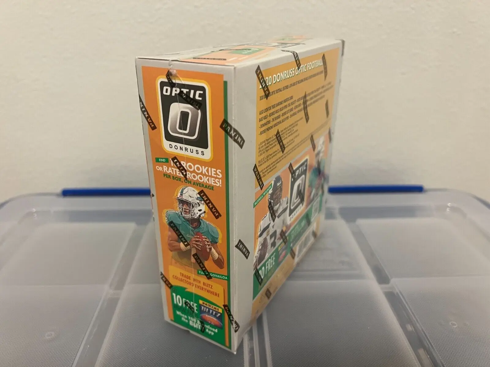 Panini-N F L 2020 Donruss Optic Football Trading Card Mega Box Ready For Shipping