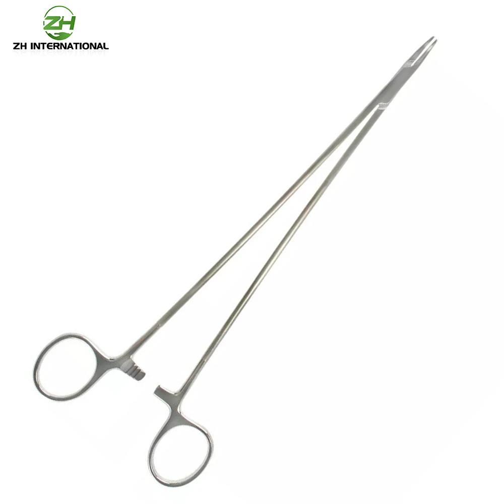 Good Quality Titanium Needle Holders With Long Gold Color Metal Handle Private Label Surgical Instruments