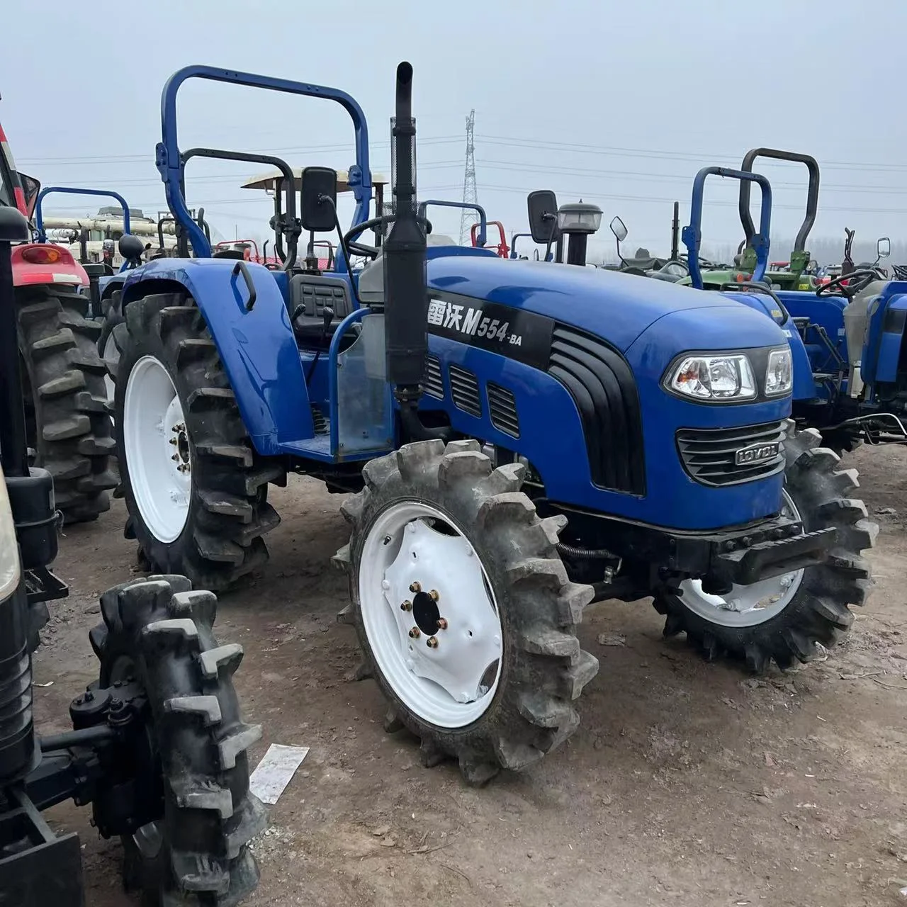 Second hand Tractors Lovol Tractors M554-B 55HP for Sale Cheap Farm Tractors Agricultural Machinery From Uk