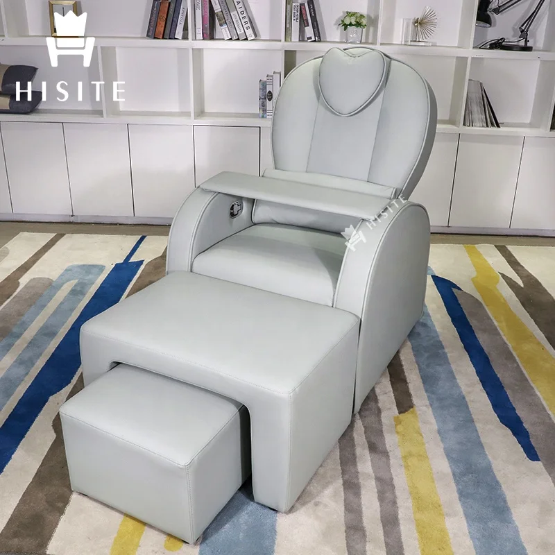 Hisite Comfortable Nail Salon Pedicure Chair Beauty Eyelashes Sofa with Footrest