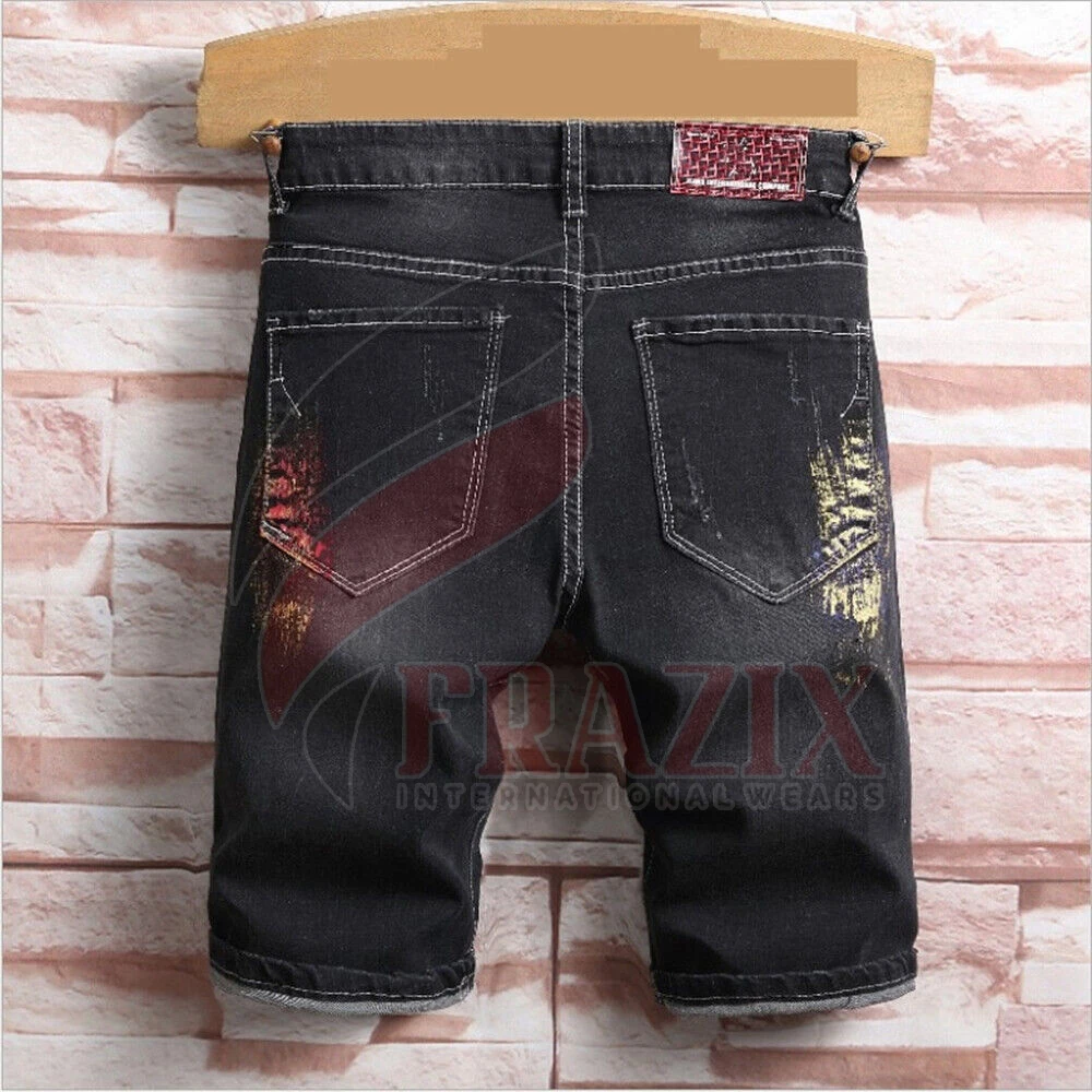 Hot Sale Trending Denim Short Summer Jeans Men Slim Tight Short Pants Jeans Trousers Jeans Shorts