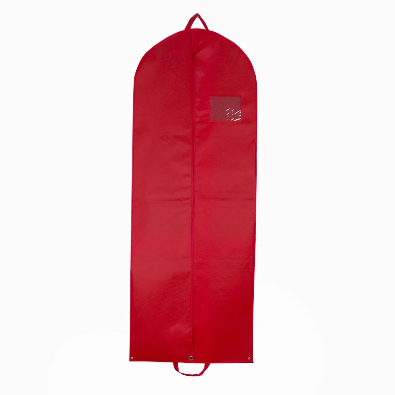 Portable High Grade costume fabric zippered garment bag with zipper wholesale
