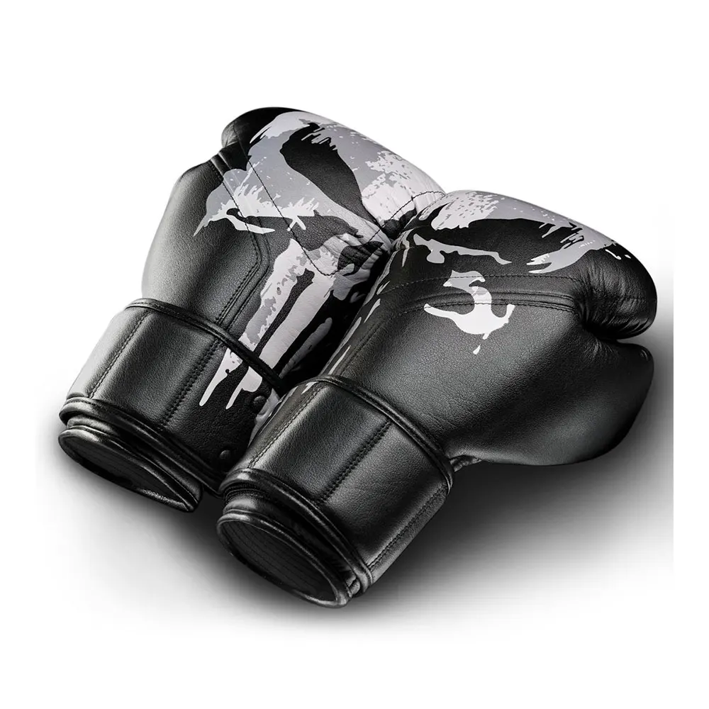 Sublimated Printed Twins Boxing Gloves Professional Sparring Gloves Real Leather Custom Logo Boxing Gloves