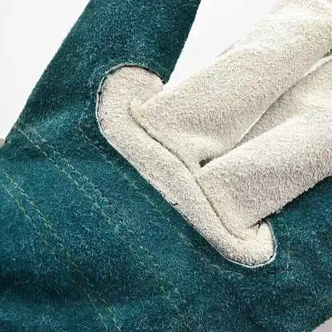Lowest Prices Working Gloves In Cow Split Leather / Factory Direct Supplier High Quality Best Selling Working Gloves