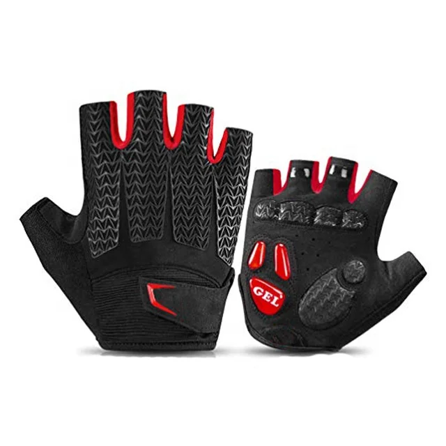 Road Cycling Gloves for Men Women Gloves Half Finger Biking with Gel Padded Shock Absorbing Breathable Sports Gloves