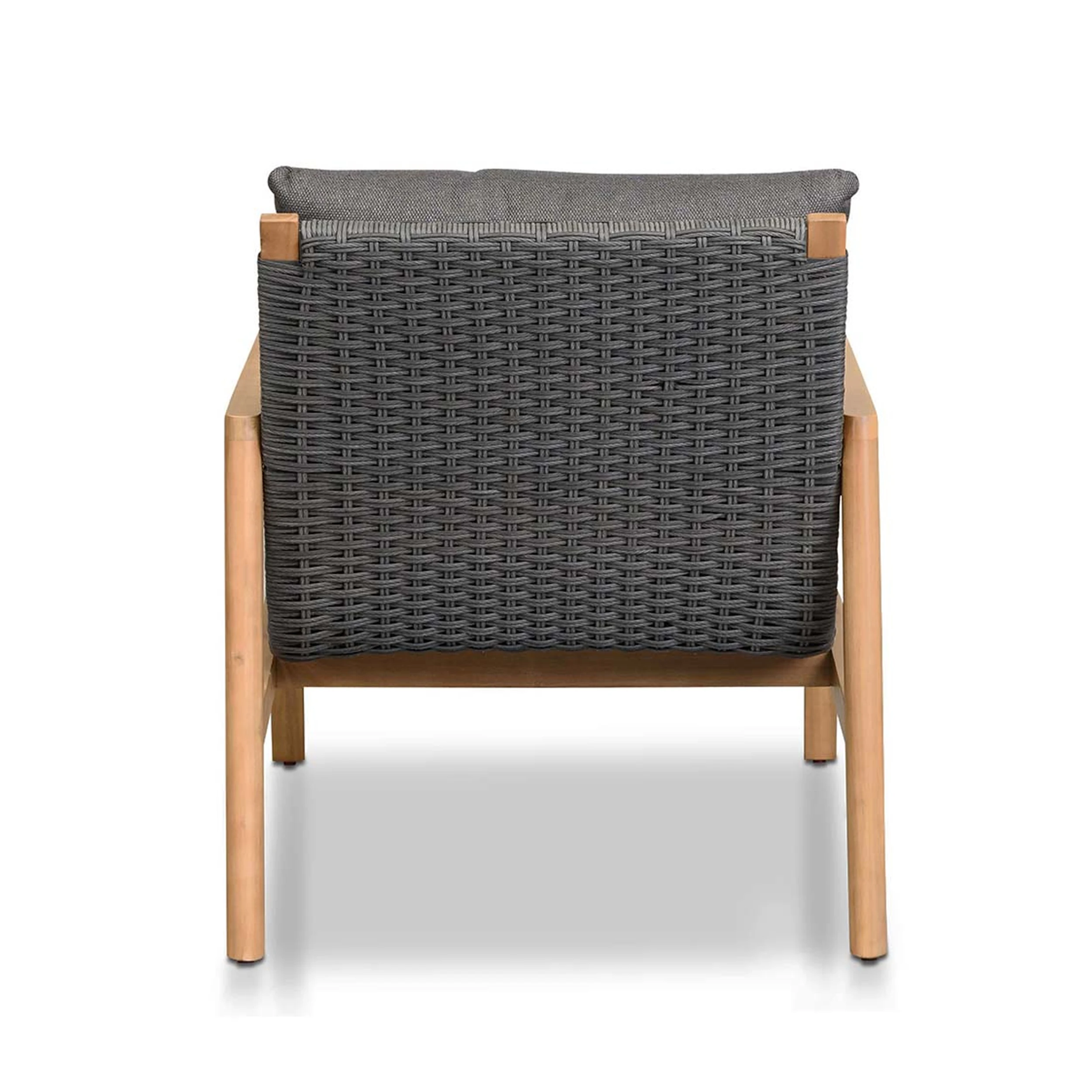 Outdoor Garden Sofa Set Solid Teak Wood Rattan And Cushion Hotels Apartments - Octa