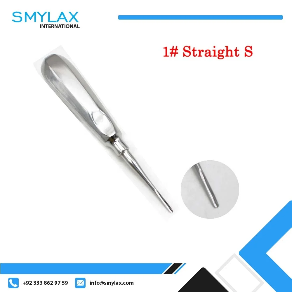 Dentist Tools Surgical Instrument Tooth extraction Tool Stainless Steel Straight Curved teeth Elevator Dental Lab Dentistry