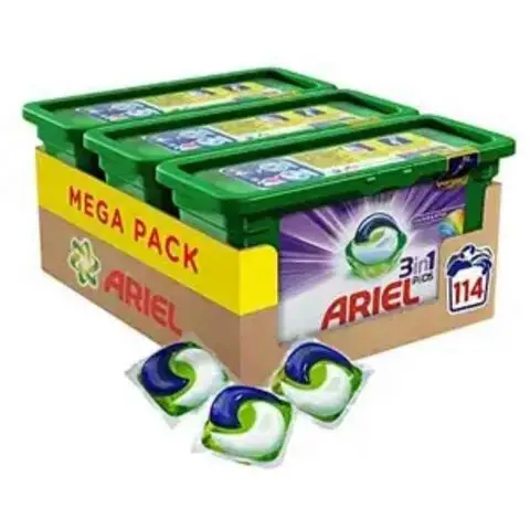 USA Buy Ariel 3-in-1 Pods, Washing Liquid Laundry Detergent Colour Tablets/ Capsules, 110 Washes (55 x 2)