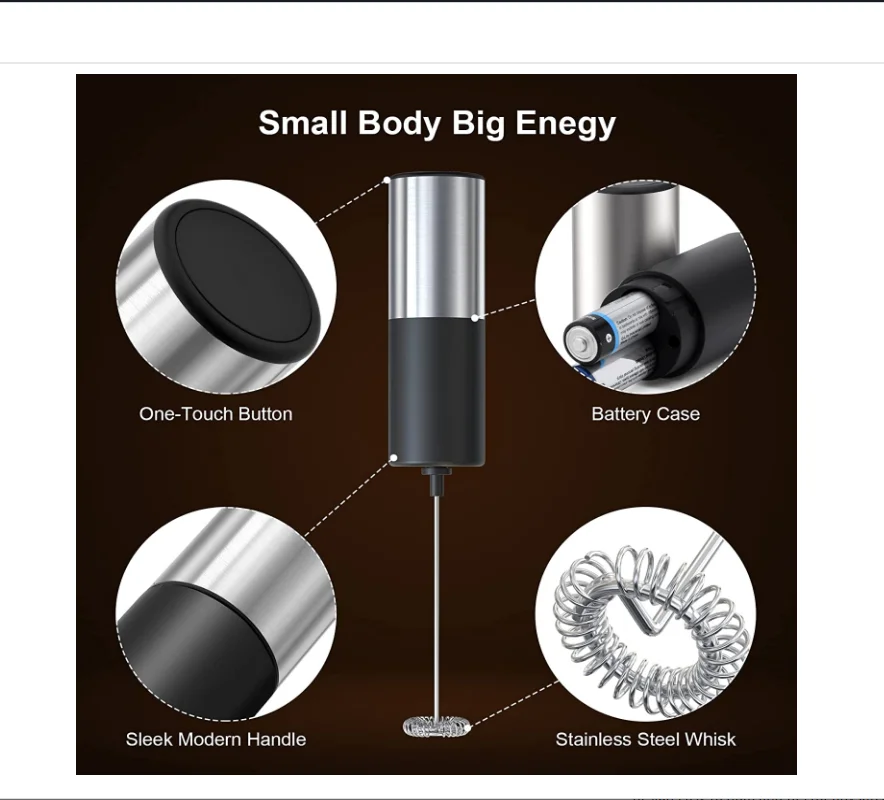 Handheld  Electric milk/coffee frother / Mini Electric Drink Mixer