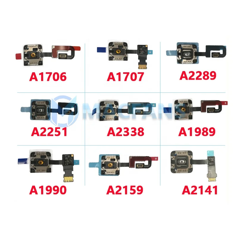 Original New A1707 A1990 A1932 A2189 A2337 Touch ID Power ON/OFF A1989 A1706 Touch ID Button A2141 A2289 A2251 Power Button